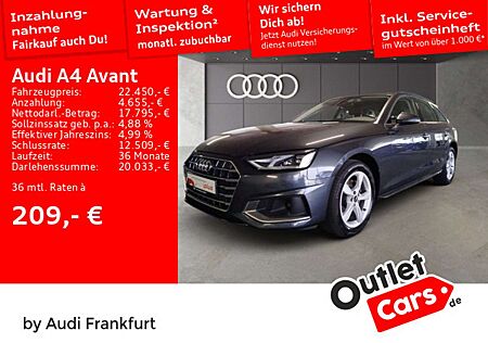 Audi A4 35 TDI advanced S tronic Navi DAB PDC S