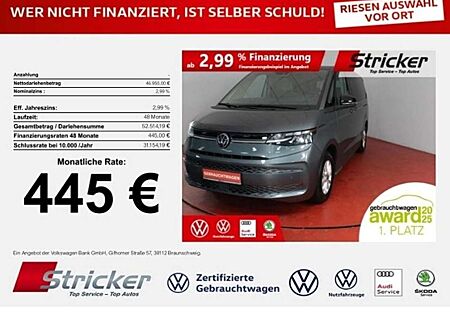 VW T7 Multivan Volkswagen Lang 2.0TDI DSG 445,-ohne Anzahlung Navi AHK vis-