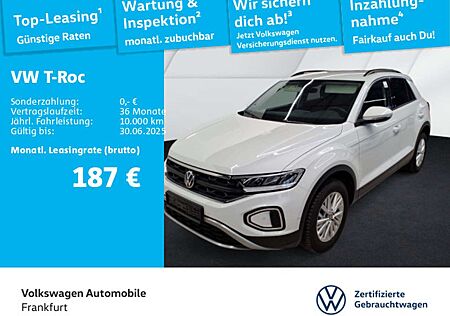 VW T-Roc Volkswagen 1.0 TSI Life Navi Spurhalteassistent LED-R