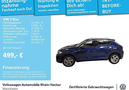 VW T-Roc Volkswagen 1.5 TSI R-Line DSG GAR2029 Navi Kamera Sta
