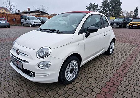 Fiat 500C 500 Cabrio Verdeck rot
