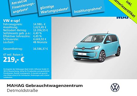 VW e-up! Volkswagen e-up! ACTIVE