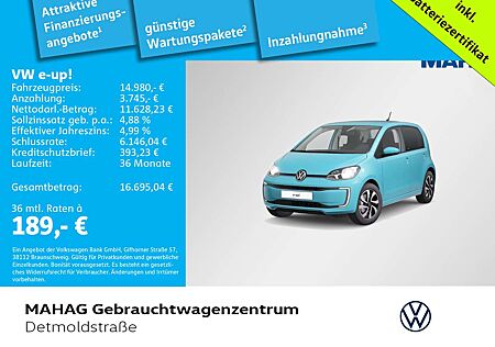 VW e-up! Volkswagen e-up! ACTIVE