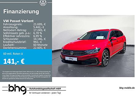 VW Passat Variant Volkswagen GTE 1.4 TSI Plug-In LED AHK KAMER