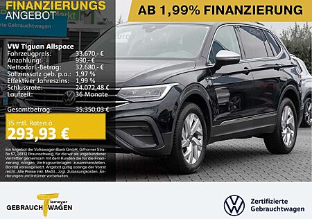 VW Tiguan Allspace Volkswagen 1.5 TSI DSG LIFE 7-SITZE NAVI AH