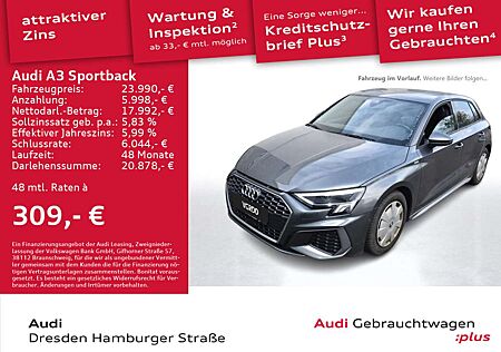 Audi A3 30TDI S line LED Navi Rückfahrkamer