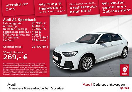 Audi A1 30 TFSI advanced PDC GRA LED Navi