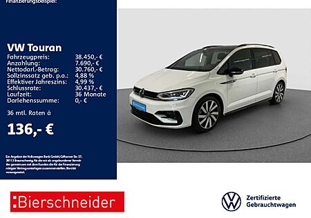 VW Touran Volkswagen 1.5 TSI DSG R-Line Black 7SITZE AHK PANO