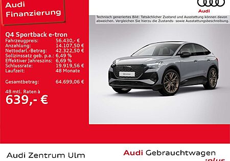 Audi Q4 e-tron Q4 Sportback 55e-tron qu S-Line edition one VOLL