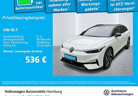 VW ID.7 Volkswagen Tourer Pro S ACC AHK Sitzheizung Navi PDC