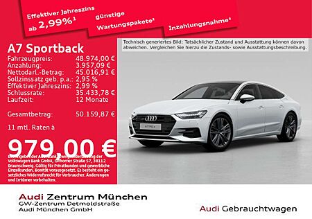 Audi A7 50 TFSI e qu. S tronic Pano/B&O/Kam