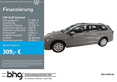 VW Golf Variant Volkswagen Life 1,5l eTSI OPF
