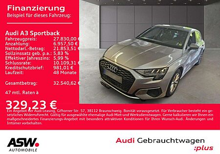 Audi A3 30TDI Stronic Navi LED GRA PDC SHZ