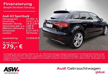 Audi A3 sport 40 e-tron Navi Matrix PDC B&O