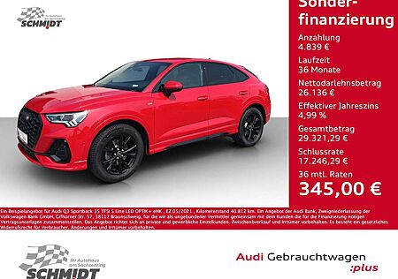 Audi Q3 Sportback 35 TFSI S Line LED OPTIK+ eHK