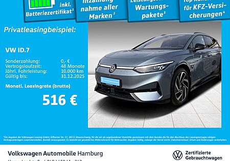 VW ID.7 Volkswagen Tourer Pro AHK IQ.Light Kamera Sitzheizung