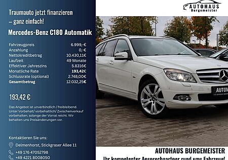 Mercedes-Benz C 180 *Auto*TÜV02.2027*AHK*3-Hand*Xenon*Teilleder*