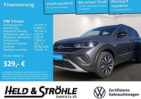 VW T-Cross Volkswagen GOAL 1.0 TSI LED NAV AHK ACC DAB+ APP