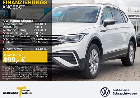 VW Tiguan Allspace Volkswagen 1.5 TSI DSG LIFE 7-SITZE NAVI AH
