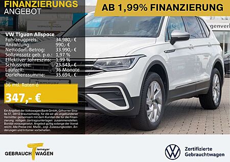 VW Tiguan Allspace Volkswagen 1.5 TSI DSG LIFE 7-SITZE NAVI AH