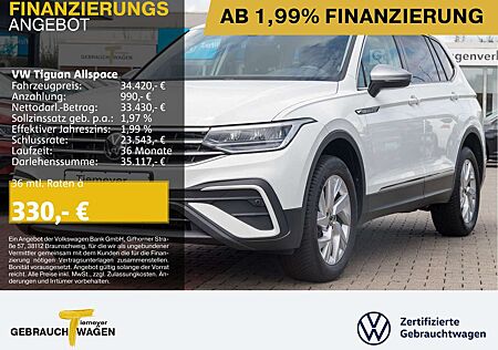 VW Tiguan Allspace Volkswagen 1.5 TSI DSG LIFE 7-SITZE NAVI AH