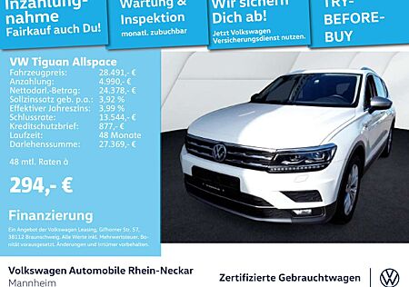 VW Tiguan Allspace Volkswagen 1.5 TSI Highline DSG ACC PDC LED