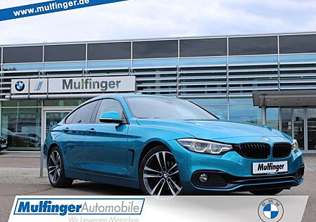 BMW 420 i Gran Coupe Sport Line LED AHK Navi RFK Temp.