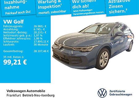 VW Golf Variant Volkswagen Golf VIII 1.5 TSI Life Spurhalteassisten Standhe