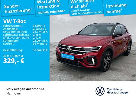VW T-Roc Volkswagen 2.0 TDI DSG R-Line Navi LED Pano Kamera Le