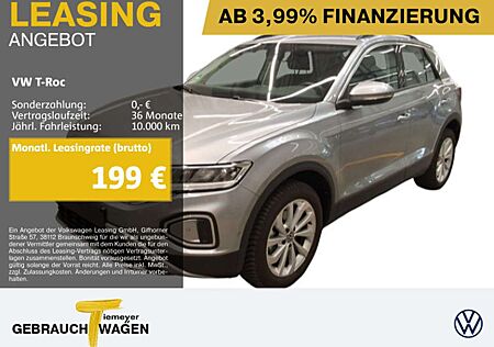 VW T-Roc Volkswagen 1.0 TSI LIFE ST.HEIZ AHK KAMERA VIRTUAL