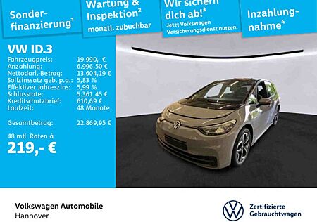 VW ID.3 Volkswagen Pure Performance LED Navi PDC