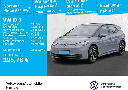 VW ID.3 gebraucht kaufen VW ID.3 Volkswagen Pure Performance LED Navi PDC