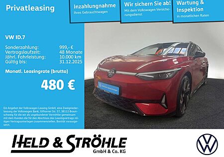 VW ID.7 Volkswagen Tourer GTX 4M IQ PANO 21" AHK AR-HuD 360°