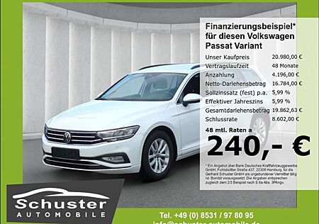 VW Passat Variant Volkswagen 2.0TDI DSG Business ACC AHK LED Navi Massagesitz V