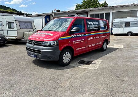 VW T5 Transporter Volkswagen Kombi lang AHK,2 Schiebetüren,Klima,Sitzheizung