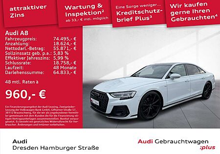 Audi A8 50TDI quattro S line Matrix Pano B&O Standhz.