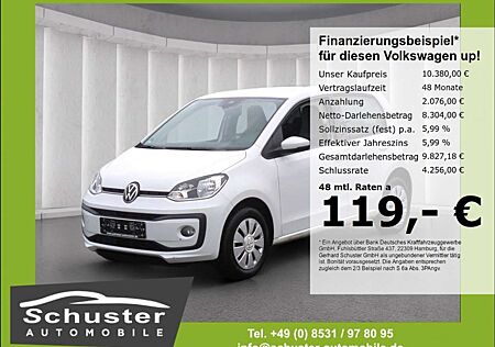 VW Up Volkswagen ! move*SHZ Licht-/Regensen Maps+More Spurass