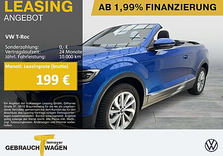 VW T-Roc Volkswagen Cabrio 1.0 TSI STYLE ST.HEIZ NAVI LED+ SIT