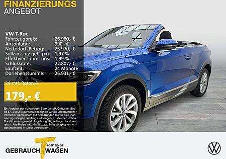 VW T-Roc Volkswagen Cabrio 1.0 TSI STYLE ST.HEIZ NAVI LED+ SIT
