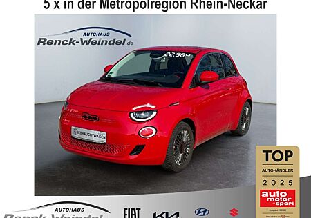 Fiat 500E Red Navi Apple CarPlay Android Auto Klimaautom Fah