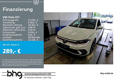 VW Polo GTI Volkswagen DSG Sport-Select beats Kamera Climatron