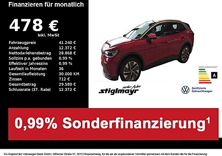 VW ID.4 Volkswagen Pro WÄRMEPUMPE+82-kWh+AHK+IQ-LIGHT+KAMERA