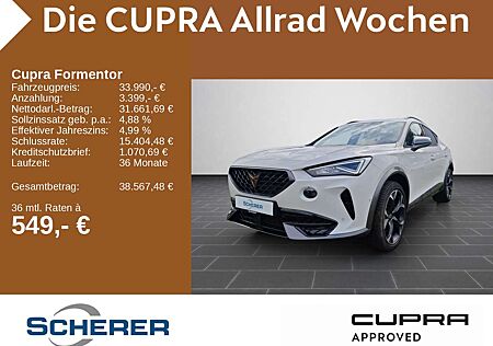 Cupra Formentor 2.0 TSI LED RÜCKFAHRKAMERA NAVI PANO K