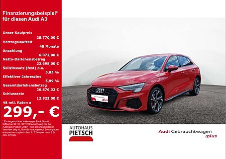 Audi A3 Sportback 45 TFSIe S-Line ACC Matrix Keyless