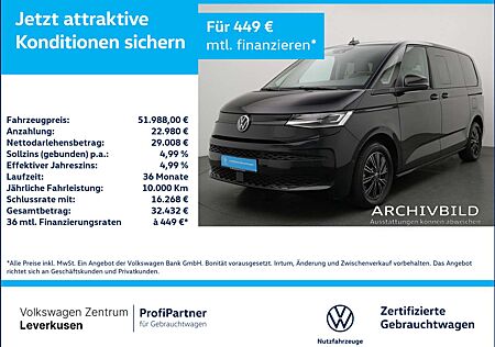 VW T7 Multivan Volkswagen 7 SITZER AHK PANO KAM