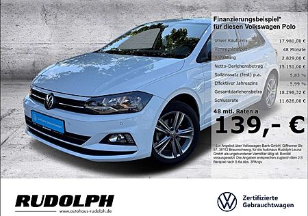 VW Polo Volkswagen Active 1.0 TSI 6-Gang BT SHZ PDC Klima Notbremsass