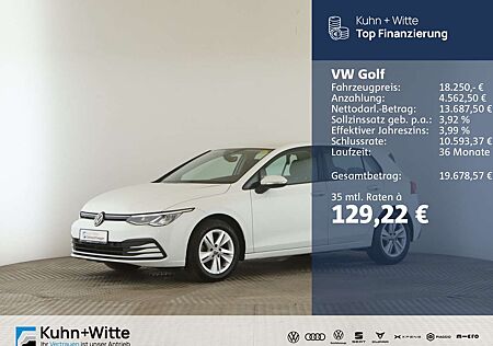 VW Golf Volkswagen VIII 2.0 TDI Life *DC*LED*PDC*