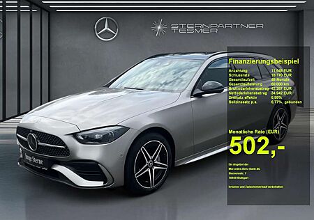 Mercedes-Benz C 300 de T +AMG+Night+PANO+360°+HuD+SZ LÜFT+DIST