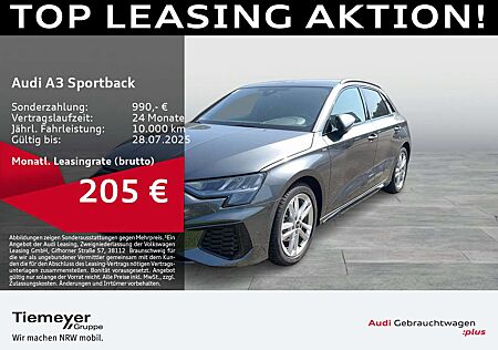 Audi A3 30 TFSI S LINE LM18 NAVI AHK SPORTS