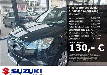 SsangYong Korando Quarz 2,0 4x2 Klima PDC, AHK SHZ, Alu